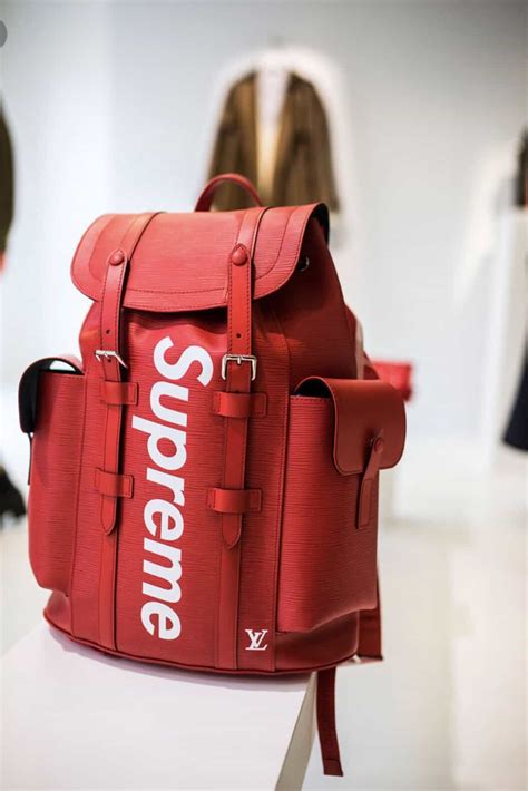 black supreme backpack lv|Lv supreme backpack 100 authentic.